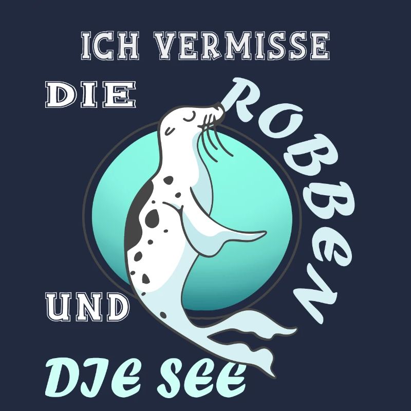 Robbe Nordsee Seerobbe Geschenk