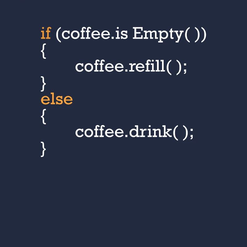 Programmeurs café blague code programme blague
