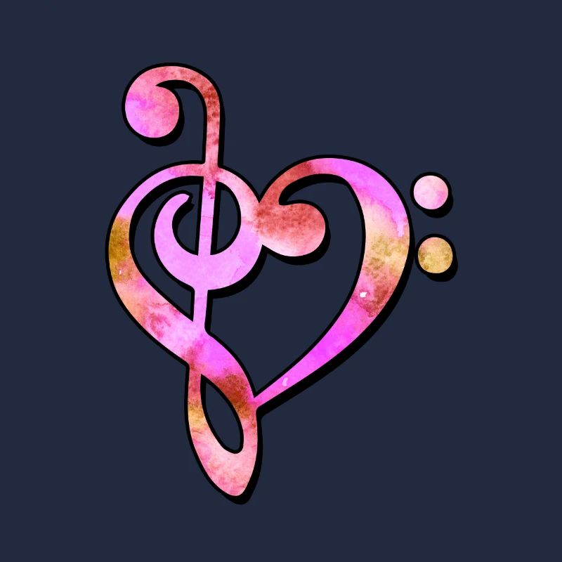 Techno Musique Clé de basse Clé de partition