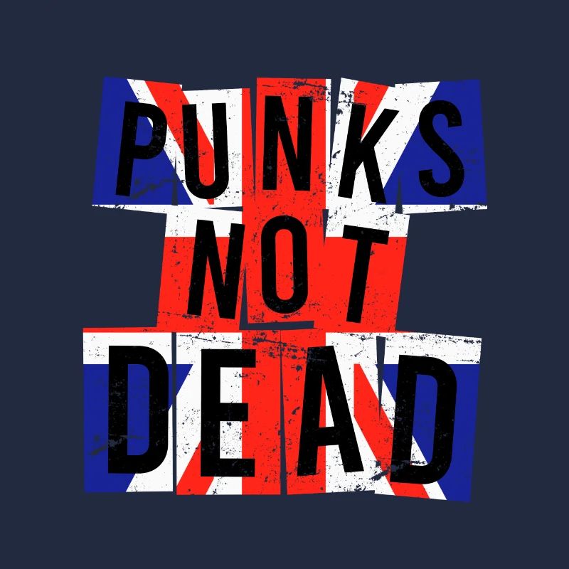 Punks not dead Punker Angleterre Royaume-Uni