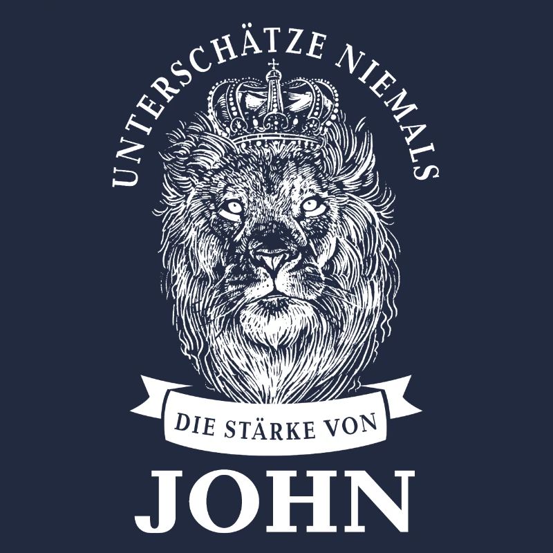 John Geschenk Name Löwe