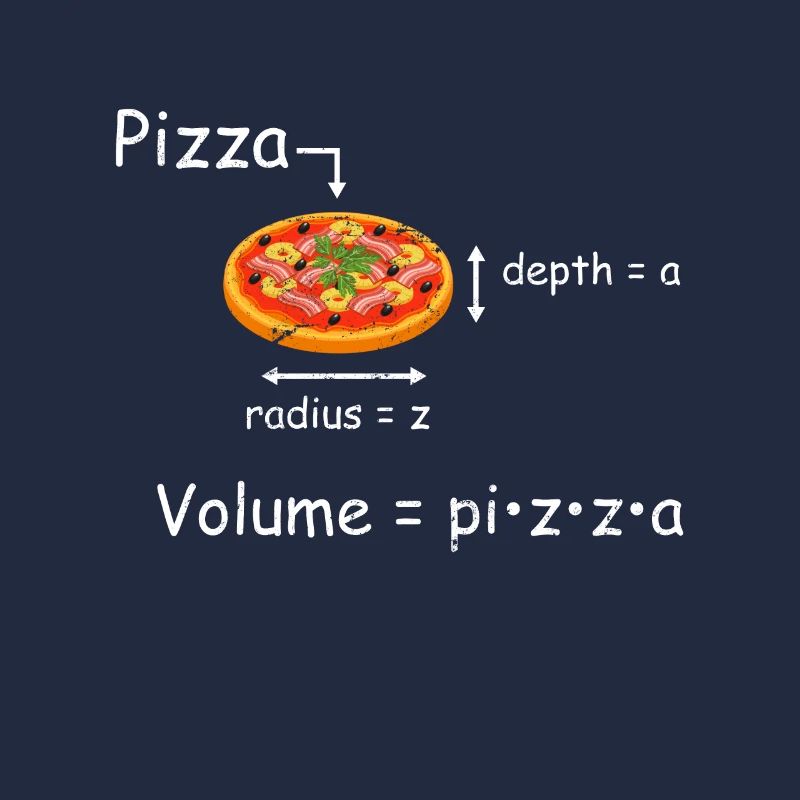 Mathematician Pizza Circle Math Student Math Teacher