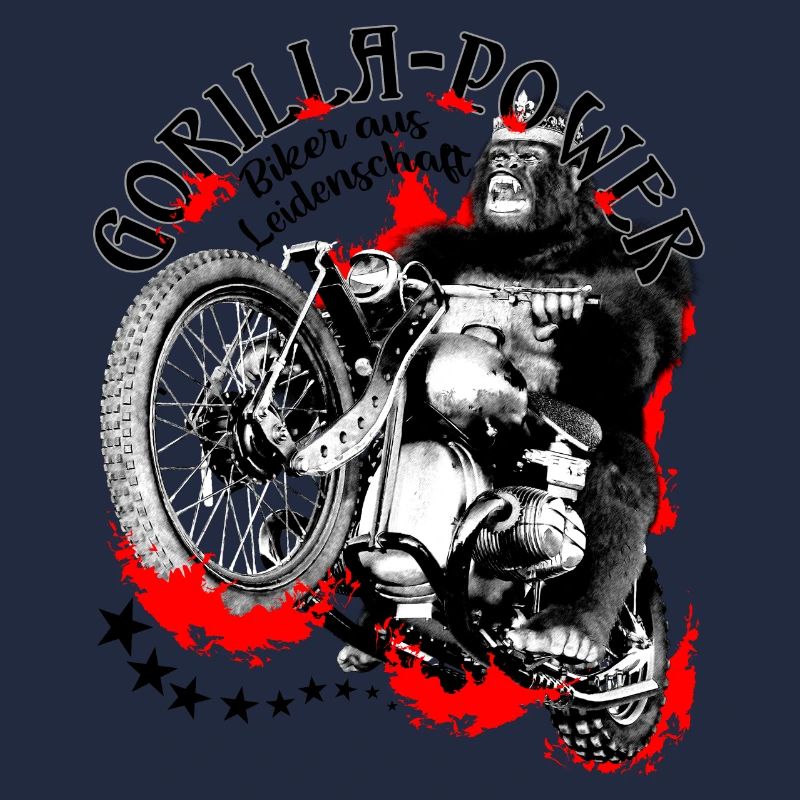 Gorilla-Power, Biker aus Leidenschaft