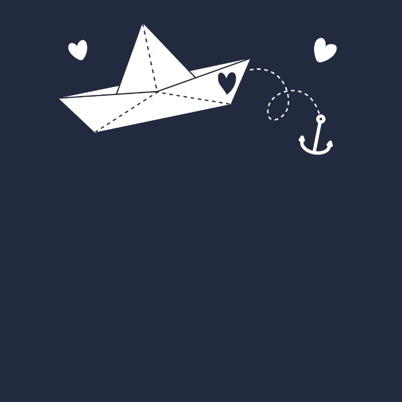 Bateau de papier d'ancre de bateau de papier