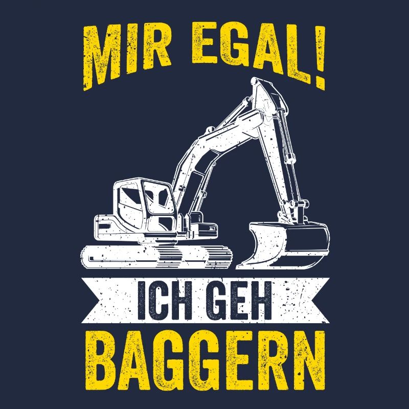 Baggern Baggerfahrer Tiefbauer Bagger