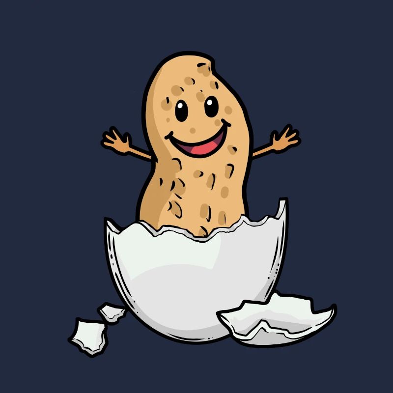 Peanut Nut Eggshell Birth Baby Hurray