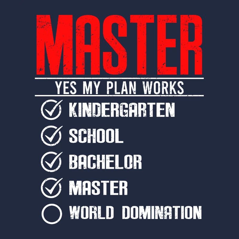 D’abord Master puis Maîtrise World Domination