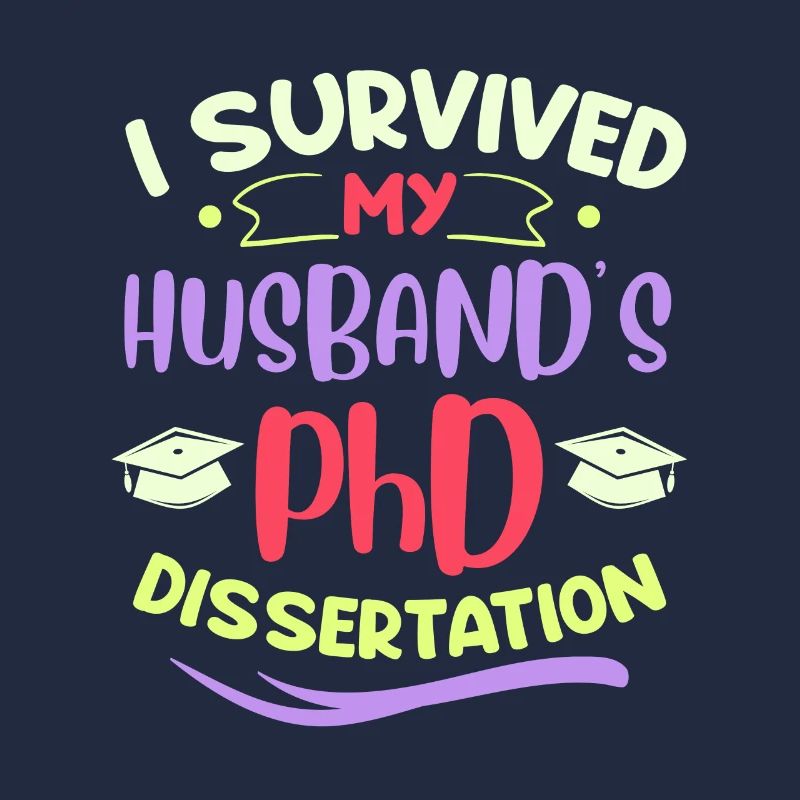 Dissertation des Ehemanns überstanden Partner