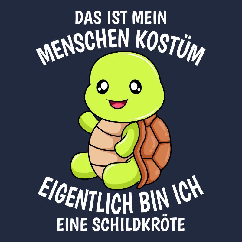 Menschen Kostüm ich bin eine Schildkröte