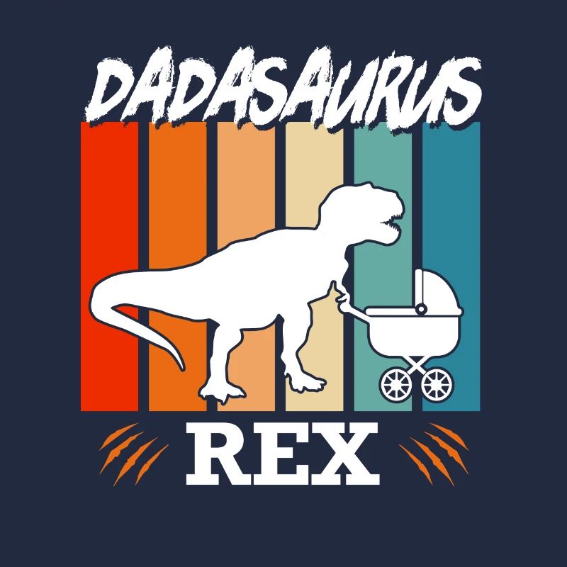 Dadasaurus Rex Vater Papa werdender Papa