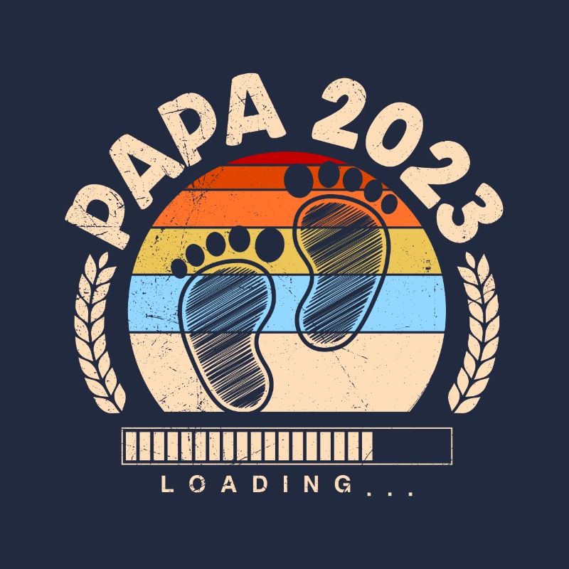 Papa 2023 loading Werdender Papa