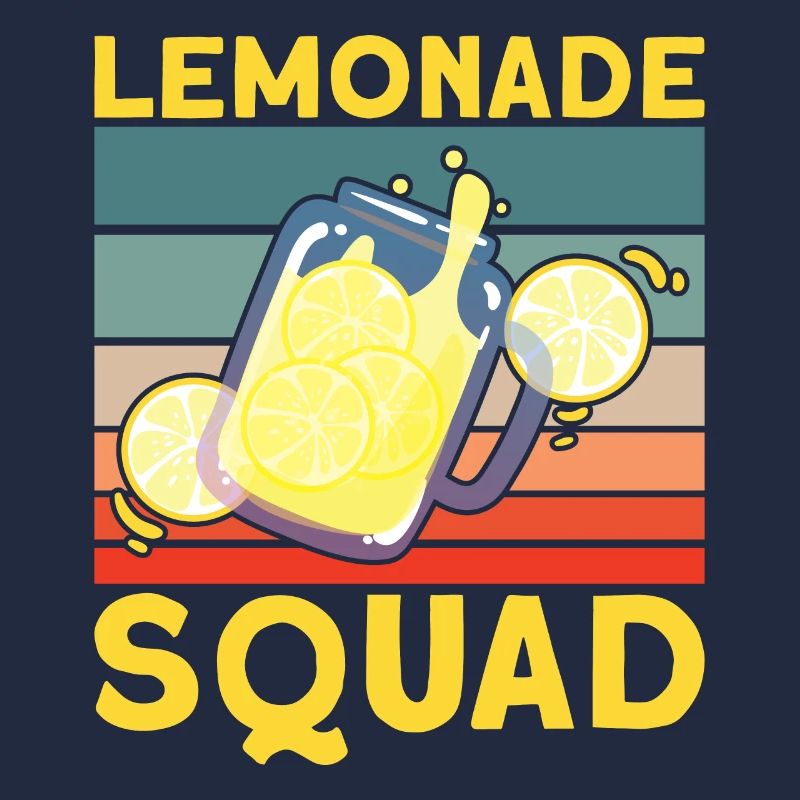 Lemonade Squad – Conception de cruche rétro