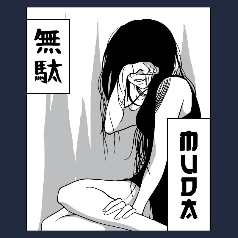 Emo Anime Mädchen Goth Vaporwave Ästhetische Muda