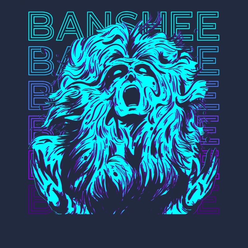 Banshee Irische Legenden Folklore Retro Geschenk