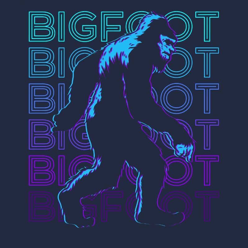 Bigfoot Sasquatch Retro Geschenk