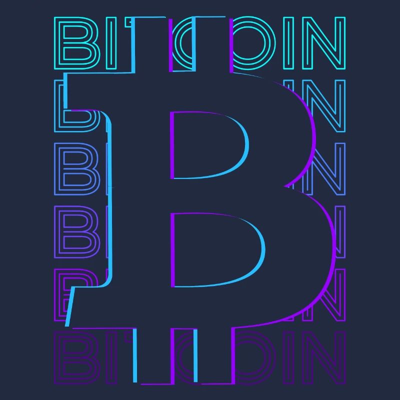 Bitcoin Kryptowährung Krypto Retro Geschenk