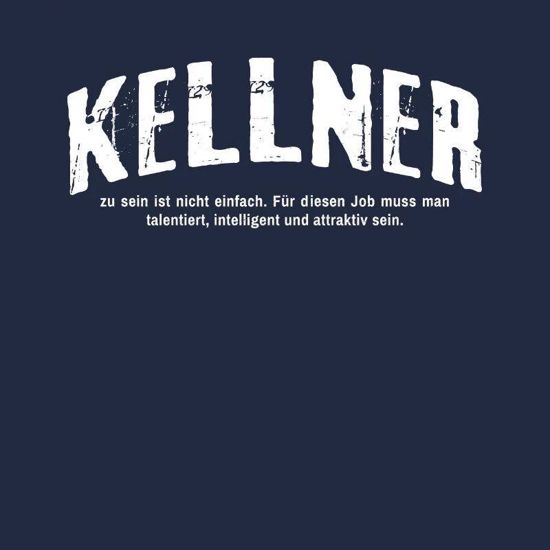 Kellner zu sein ist nicht einfach Lustiges Kellner