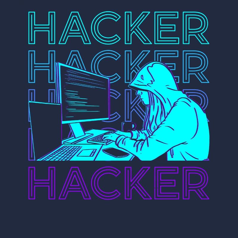 Hacker Hacking Hack Codage Programmation Rétro