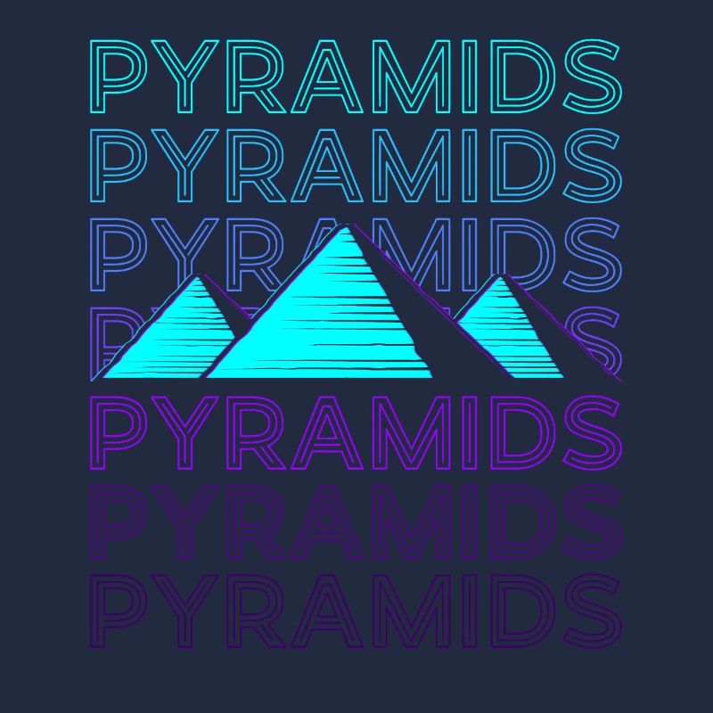 Pyramides Pyramide égyptienne Rétro