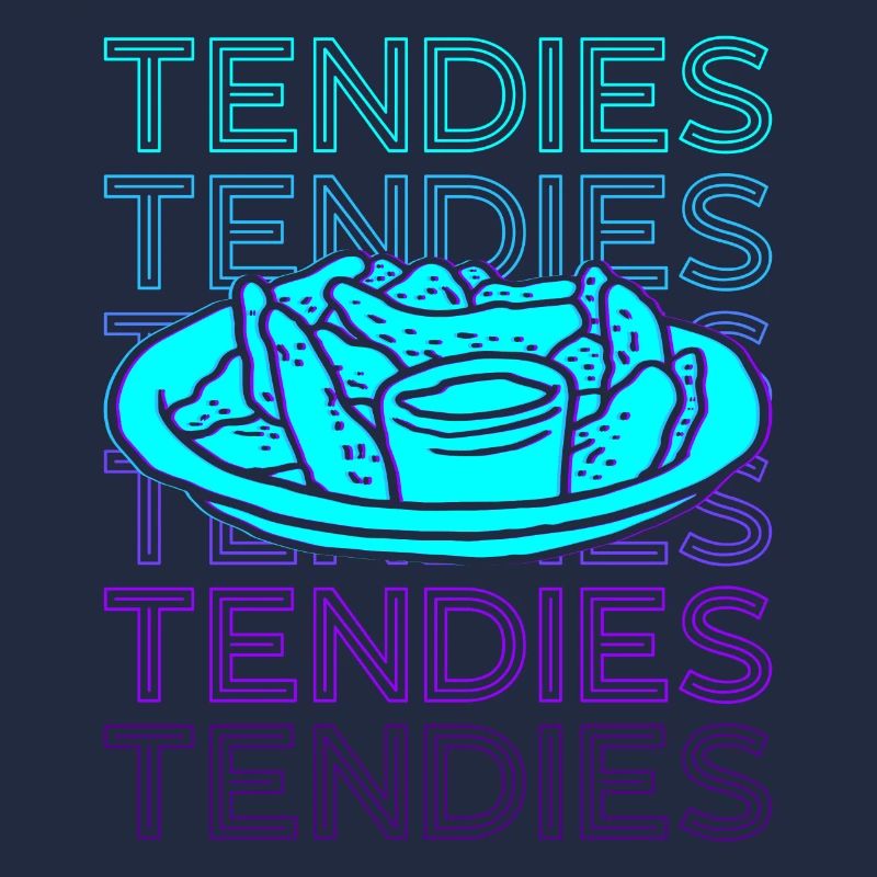 Tendies Chicken Tender Retro