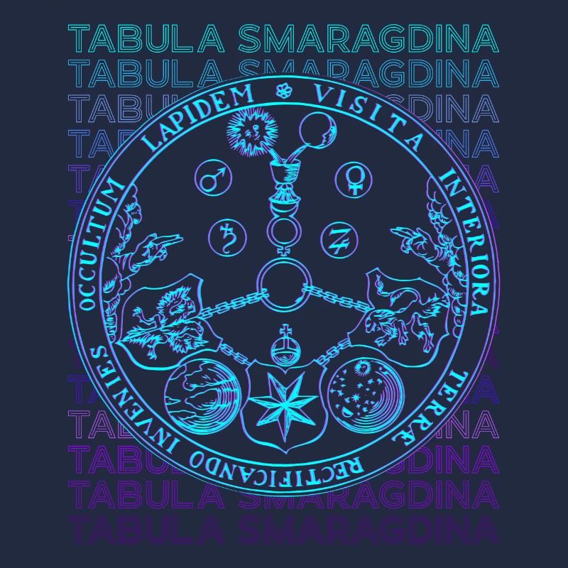 Tabula Emerald Table Hermetic Alchemi
