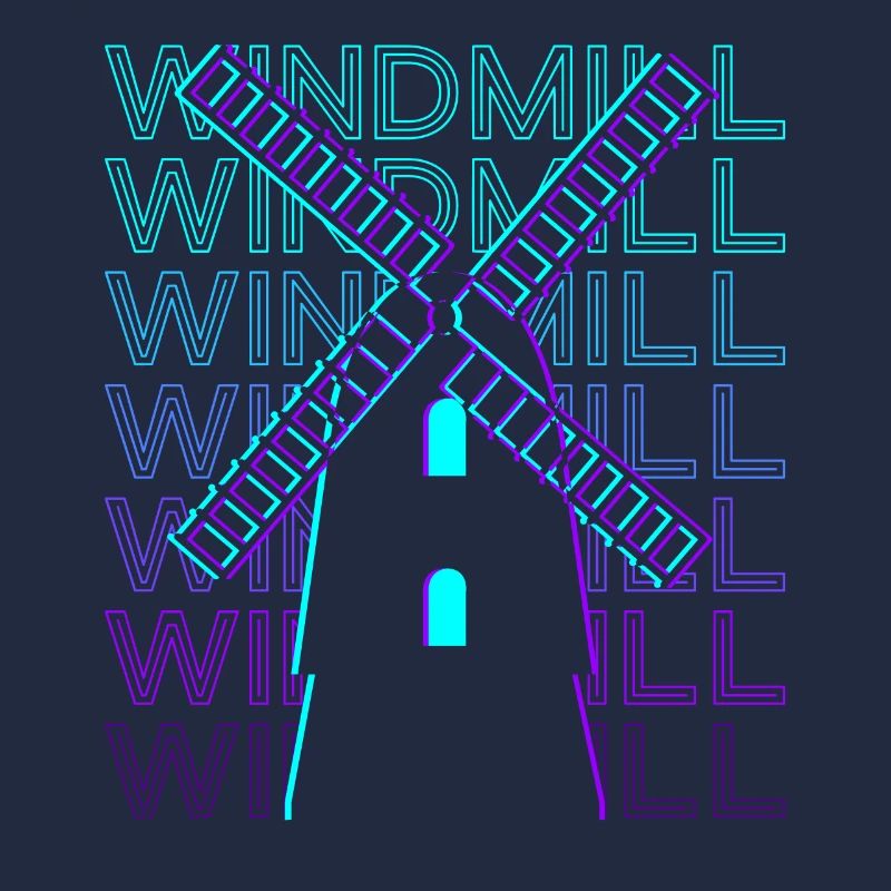 Windmühle Retro