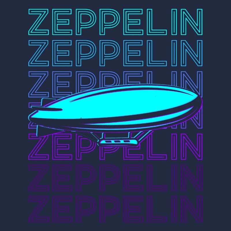 Zeppelin Dirigeable Rétro