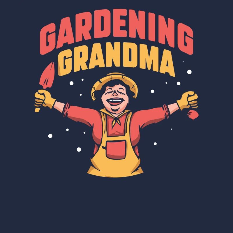 Gartenarbeit Oma Großmutter Garten Gärtnerin