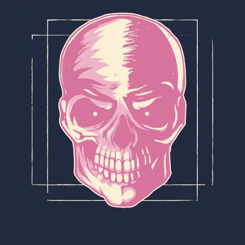 Danish Pastel Aesthetic Gothic Skull Goth