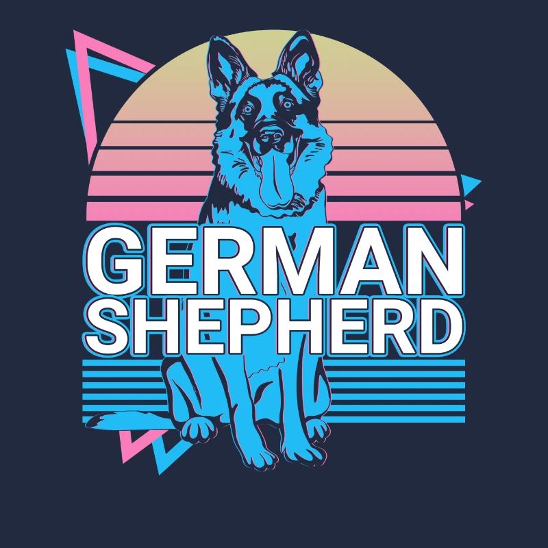 Deutscher Schäferhund Retro