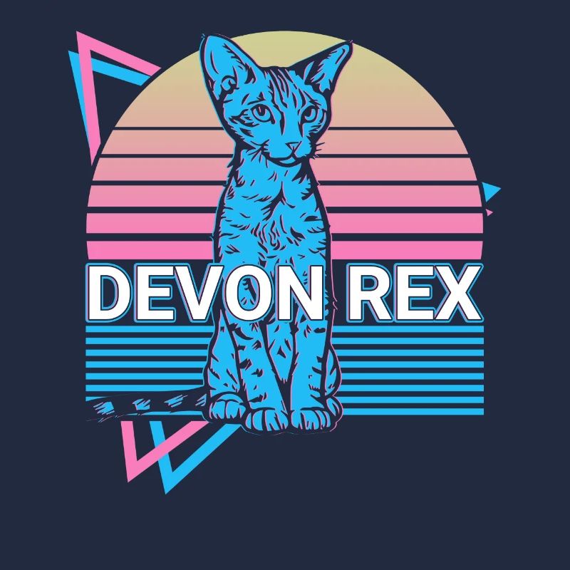 Devon Rex Chat Rétro