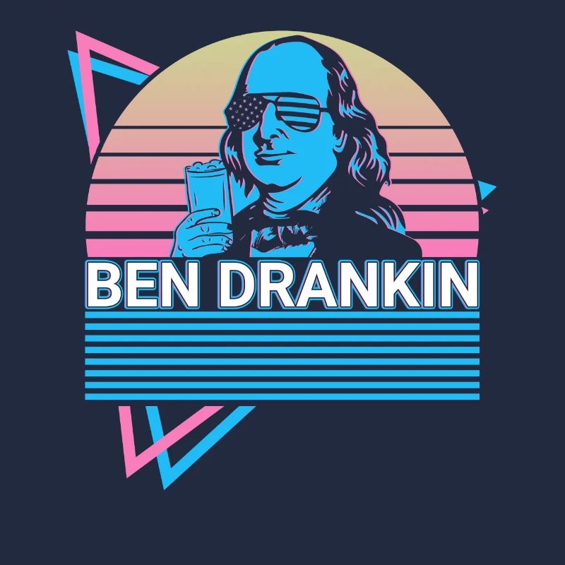 Ben Drankin Funny Benjamin Franklin 4. Juli