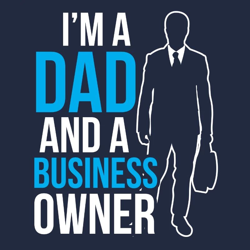 Ich Bin Ein Vater Und Ein Geschäftsinhaber CEO