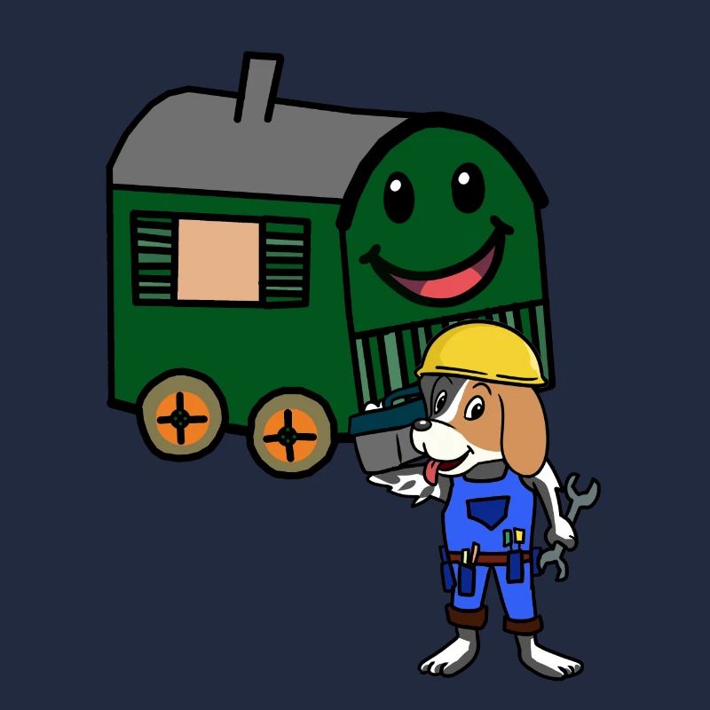 Remorque de construction Artisanat Cabane de charpentier