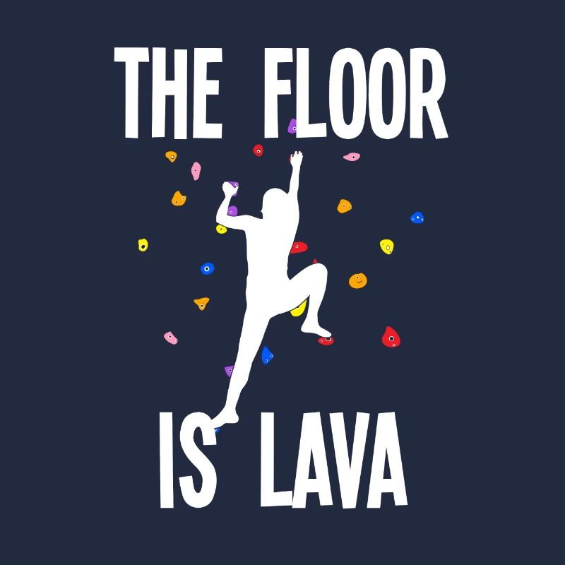 Le sol est de l’escalade de bloc de lave