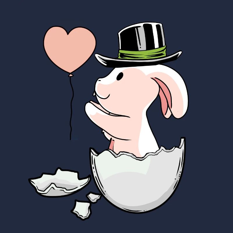 Easter Balloon EggShell Easter Rabbit