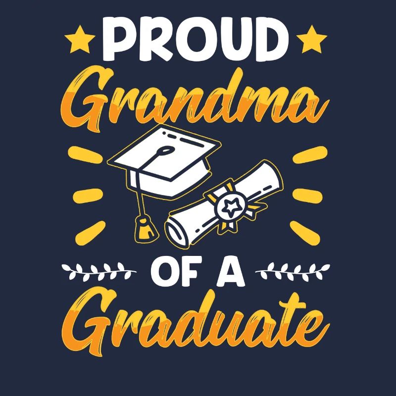 Stolze Großmutter Eines Absolventen Absolvent