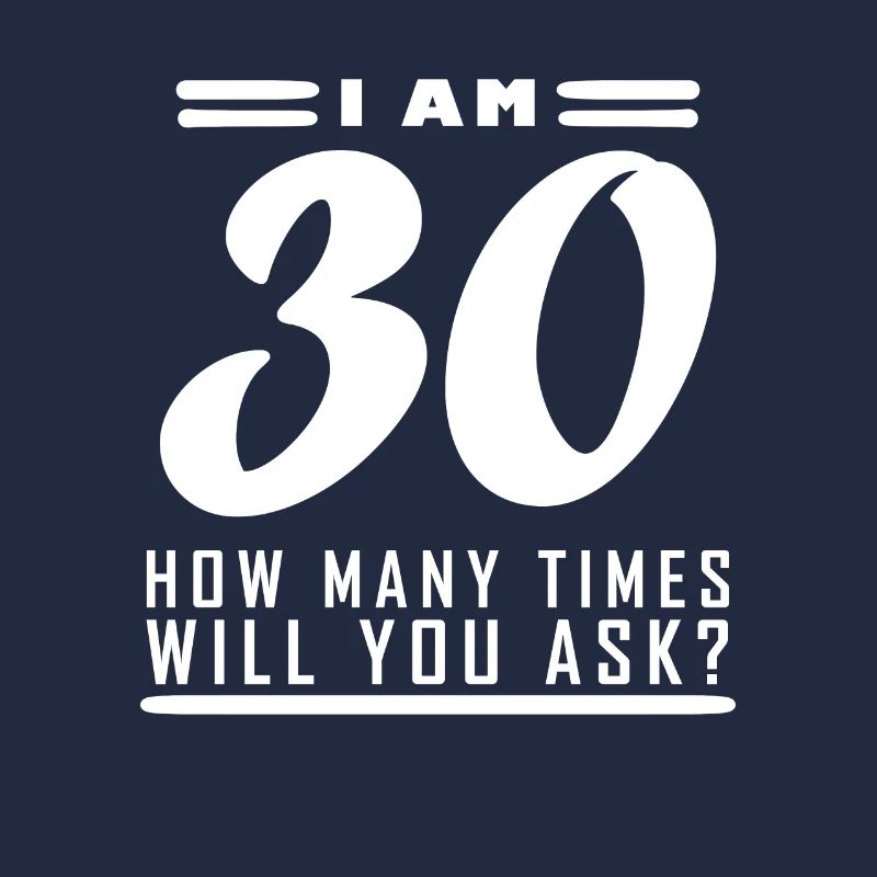 Ich bin 30 – 30. Geburtstag Geschenk