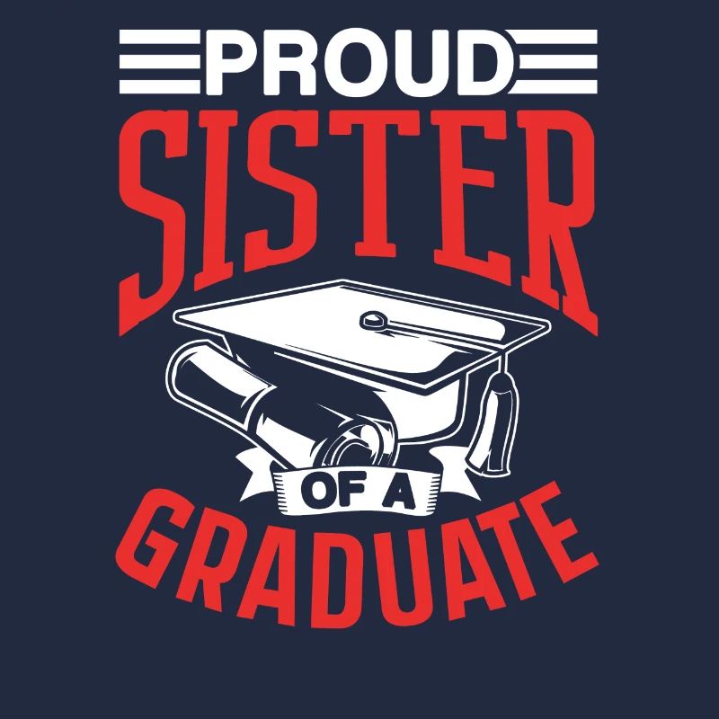 Stolze Schwester Eines Absolventen Absolvent