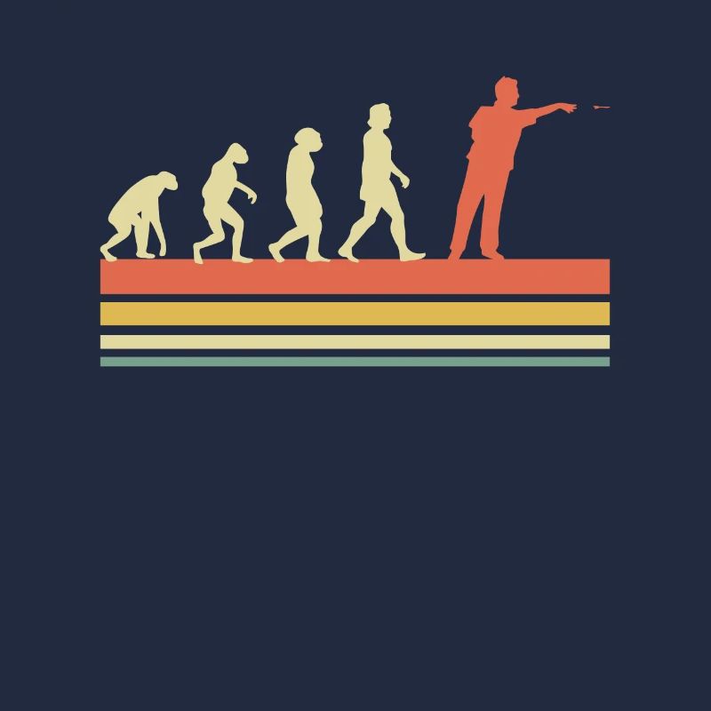 Darts Evolution Joueur de fléchettes Lance des fléchettes