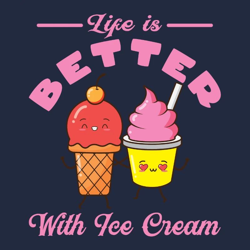 Eiscreme logo Sommer Softeis Geschenkidee