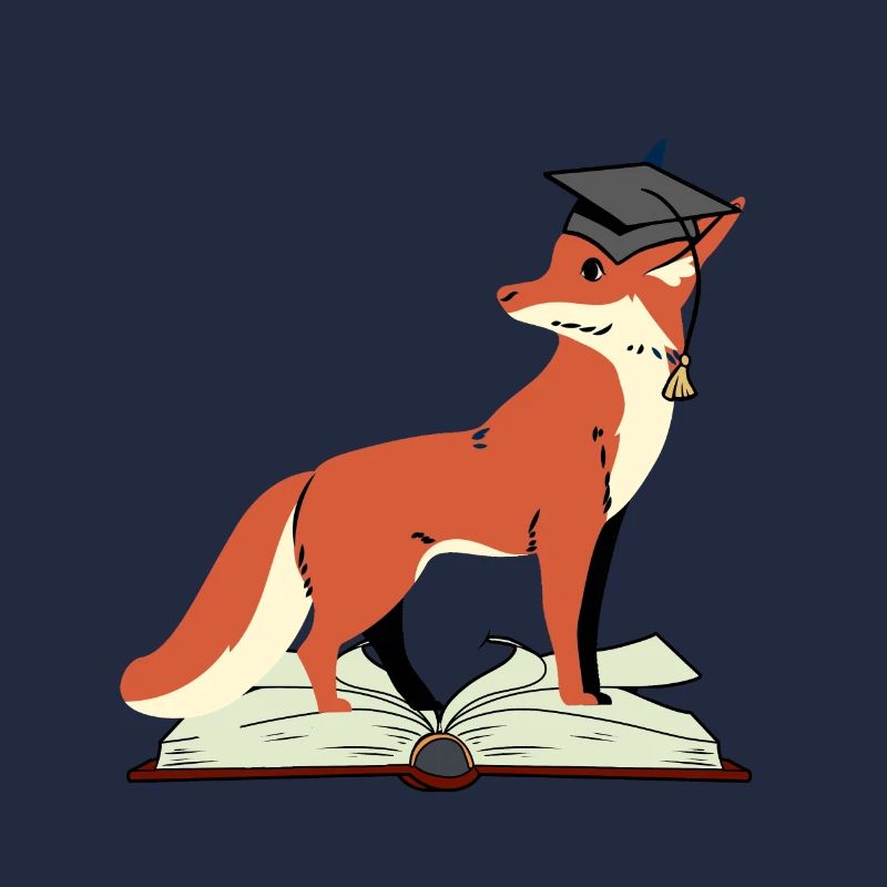 Fox Abitur learn smart wise wisdom wise