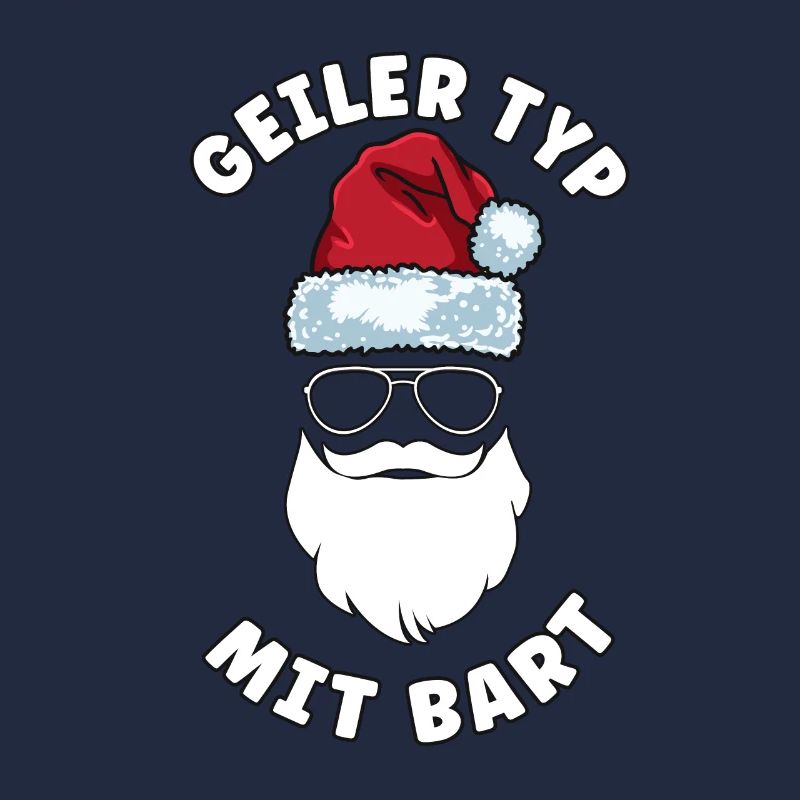Geilertypmitbart Weihnachten Bartträger Bart