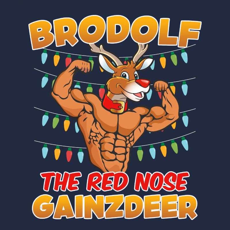 Brodolf le nez rouge Gainzdeer Bodbuilder