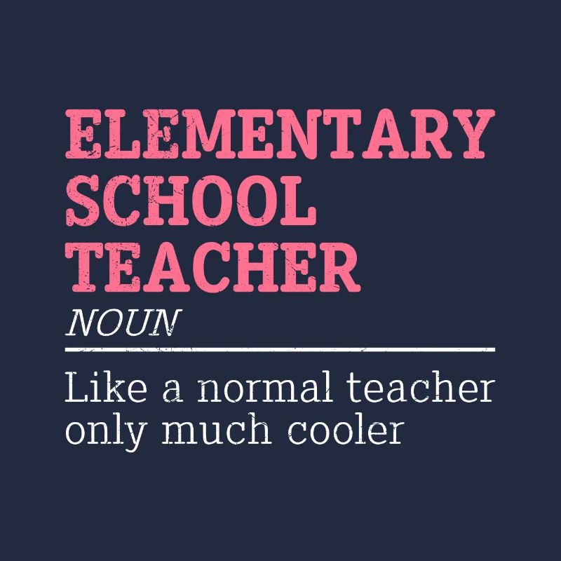 professeur d’école primaire cool professeur cool enseignant cool