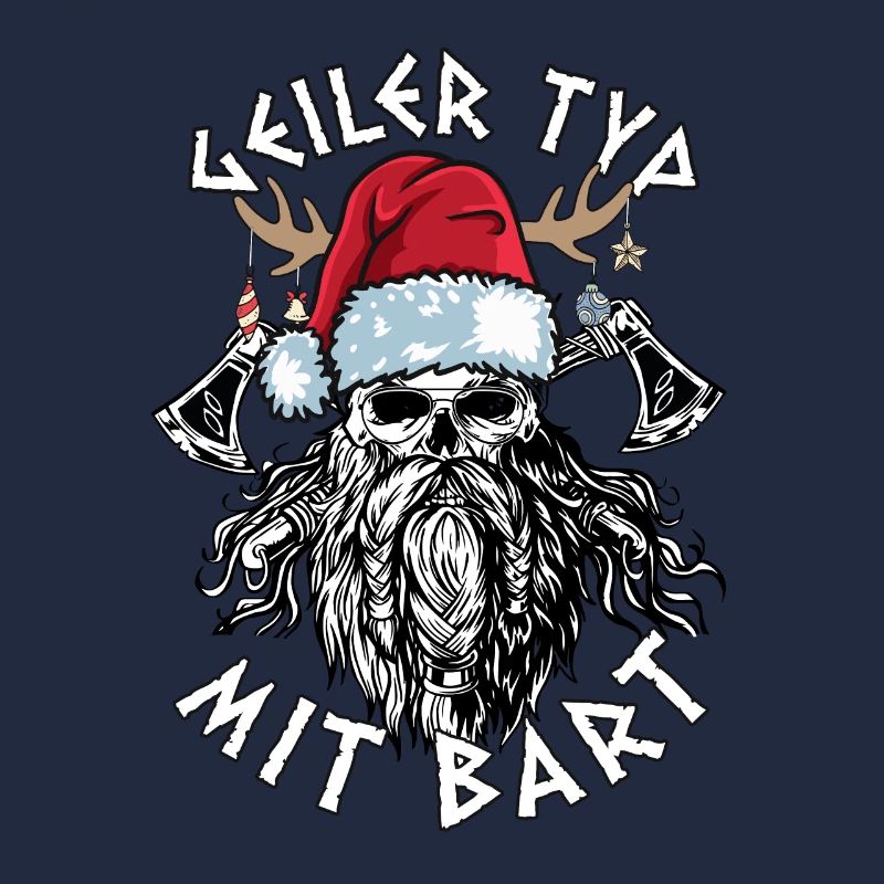 Geilertypmitbart Weihnachten Bartträger Wikinger