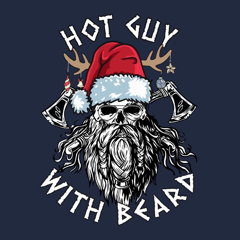 Geilertypmitbart Weihnachten Bartträger Wikinger