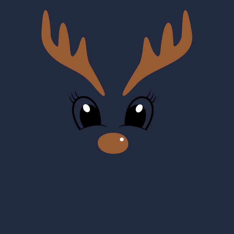 Renne mignon de Noël