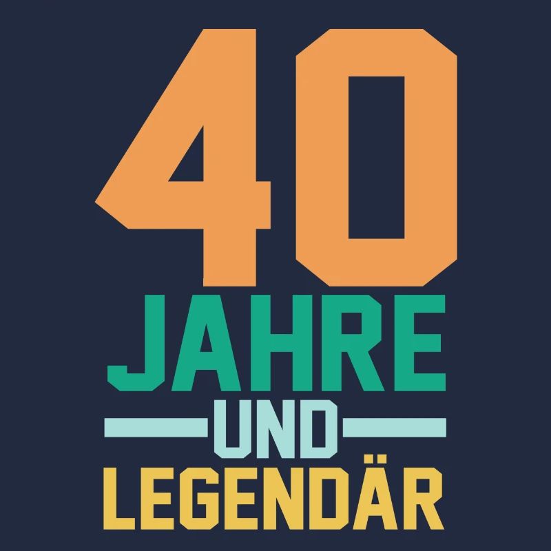 Vierzig 40 Jahre Vierzigster Geburtstag