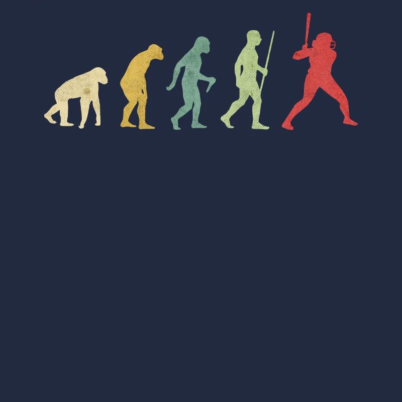 Softball Mädchen Homerun traf Evolution